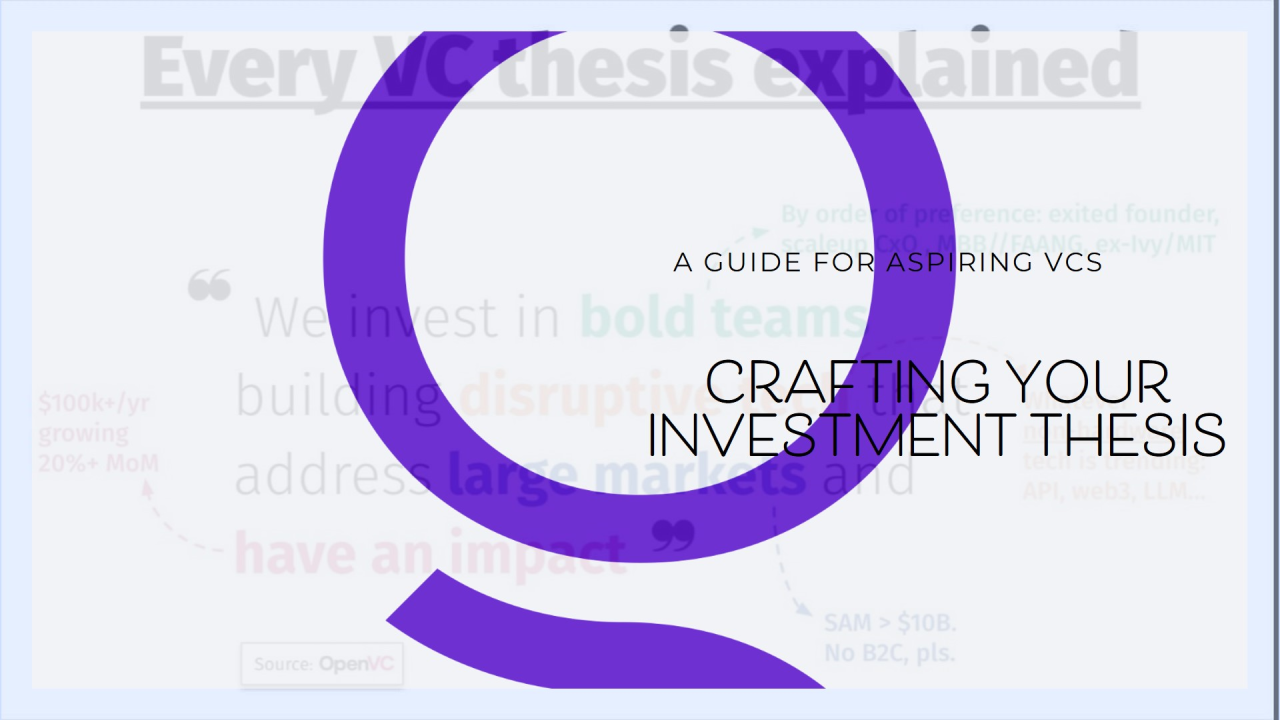 Cover image for Developing an Investment Thesis: The ultimite Guide