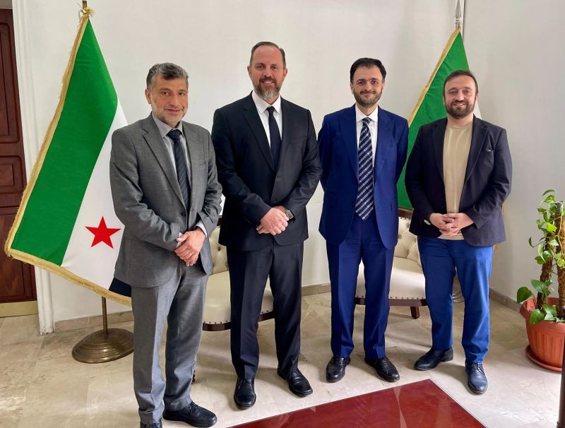 Wael Altorabi meeting Syria’s Minister of Communications and Technology